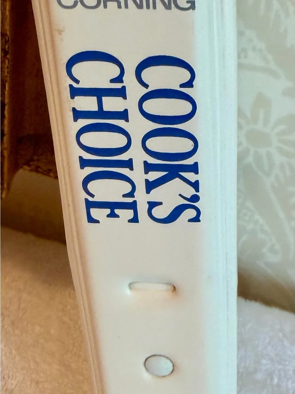 Vintage 1979 Corning’s Cook’s Choice Cookbook Binder CorningWare Pyrex 1st Print